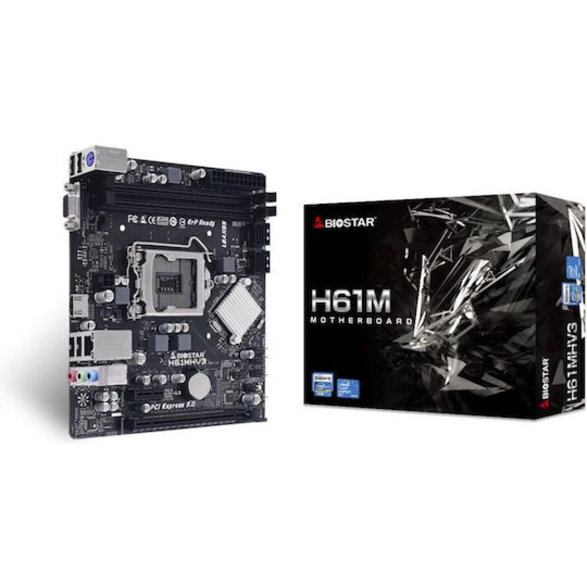 Biostar H61MHV3 Ver 7.0 Motherboard Micro ATX με Intel 1155 Socket H61MHV3
