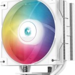 Deepcool AG400 WH ARGB Ψύκτρα Επεξεργαστή για Socket AM4/AM5/1200/115x/1700 Λευκή