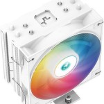 Deepcool AG400 WH ARGB Ψύκτρα Επεξεργαστή για Socket AM4/AM5/1200/115x/1700 Λευκή