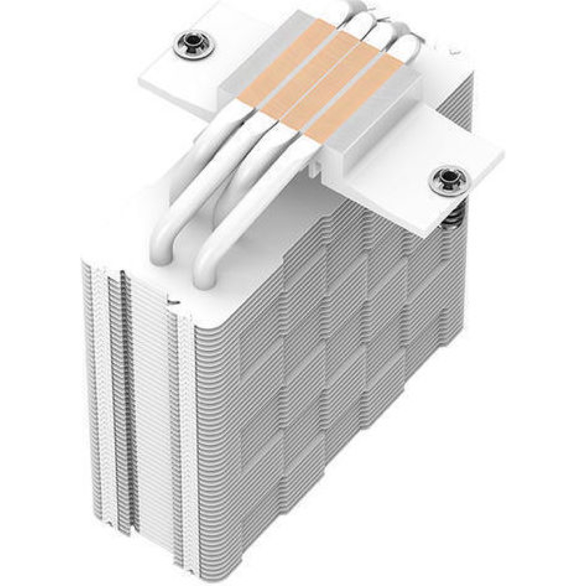 Deepcool AG400 WH ARGB Ψύκτρα Επεξεργαστή για Socket AM4/AM5/1200/115x/1700 Λευκή