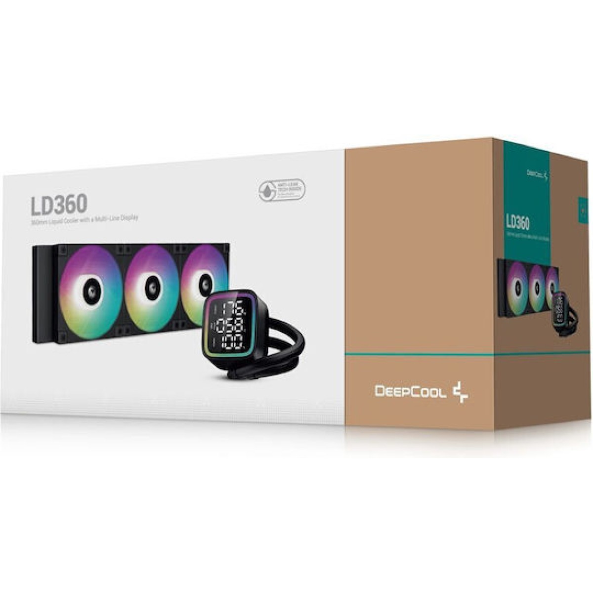 Deepcool LD360 Υδρόψυξη Επεξεργαστή Τριπλού Ανεμιστήρα 120mm για Socket AM4/AM5/1700/1200/115x με RGB Φωτισμό