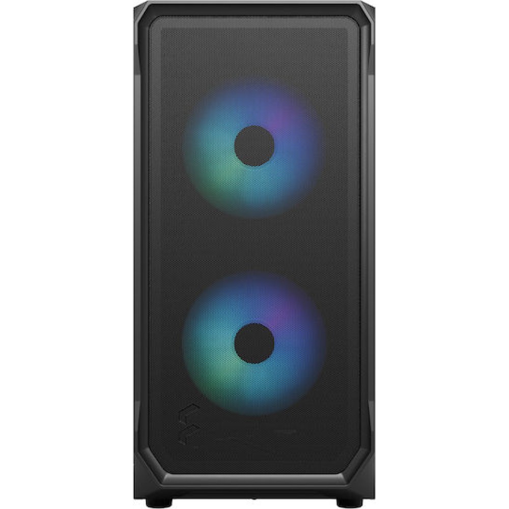 Fractal Design Focus 2 Gaming Midi Tower Κουτί Υπολογιστή με Πλαϊνό Παράθυρο RGB Black