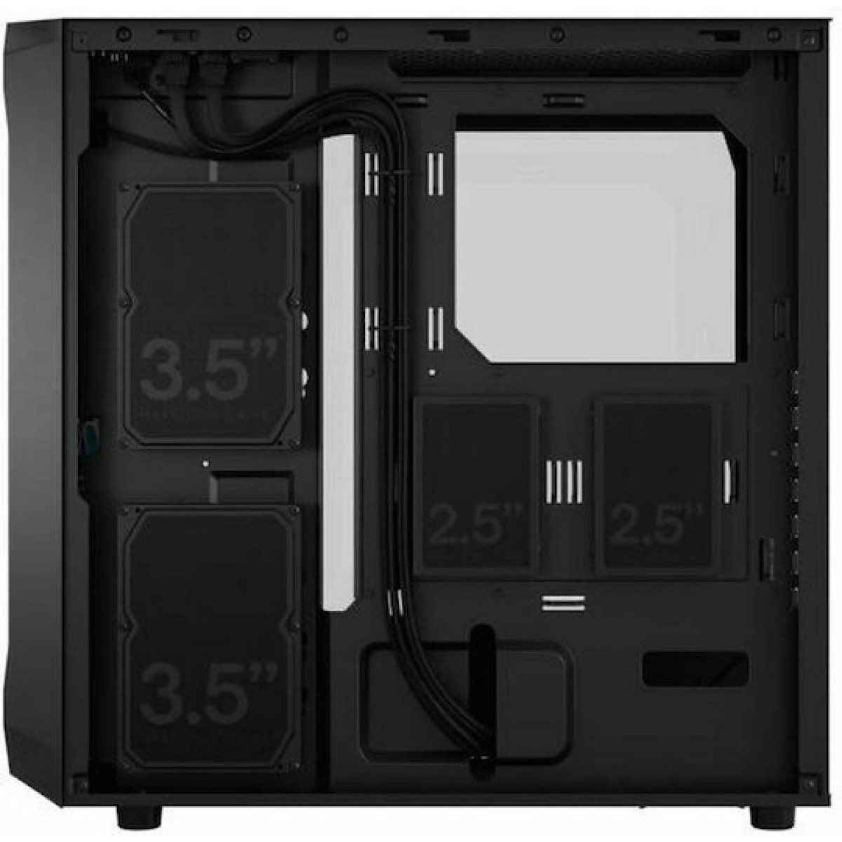 Fractal Design Focus 2 Gaming Midi Tower Κουτί Υπολογιστή με Πλαϊνό Παράθυρο RGB Black