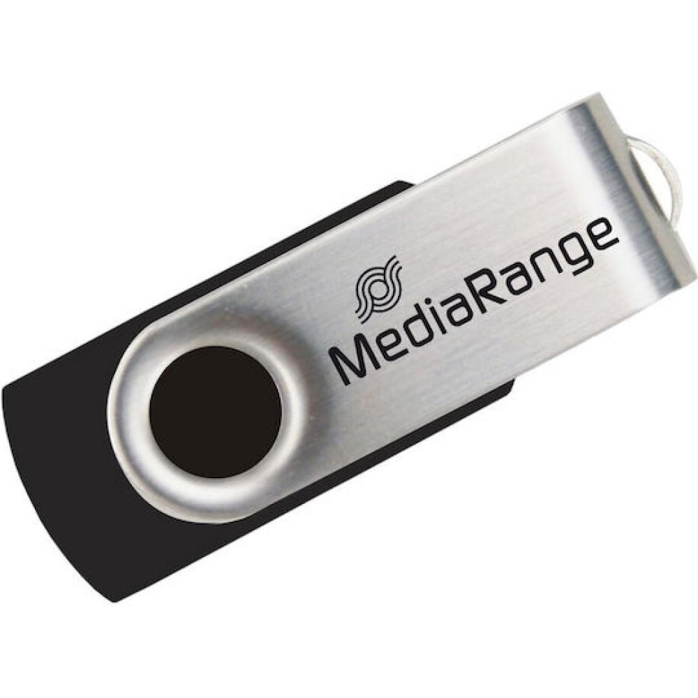 MediaRange 128GB USB 2.0 Stick Μαύρο