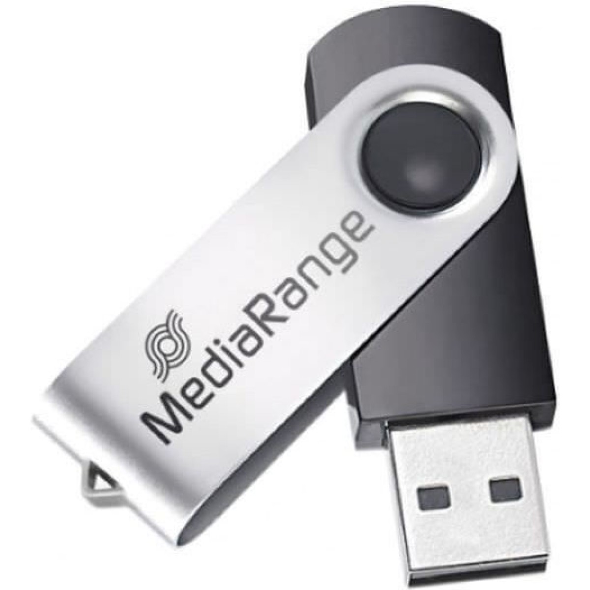 MediaRange 128GB USB 2.0 Stick Μαύρο