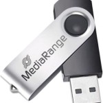 MediaRange 128GB USB 2.0 Stick Μαύρο