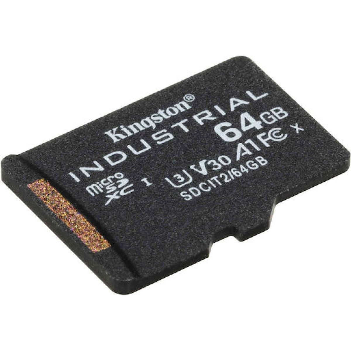 Kingston Industrial microSDXC 64GB Class 10 U3 V30 A1 UHS-I