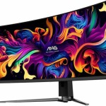 MSI Mag 341CQP QD-OLED Ultrawide QD-OLED HDR Curved Gaming Monitor 34