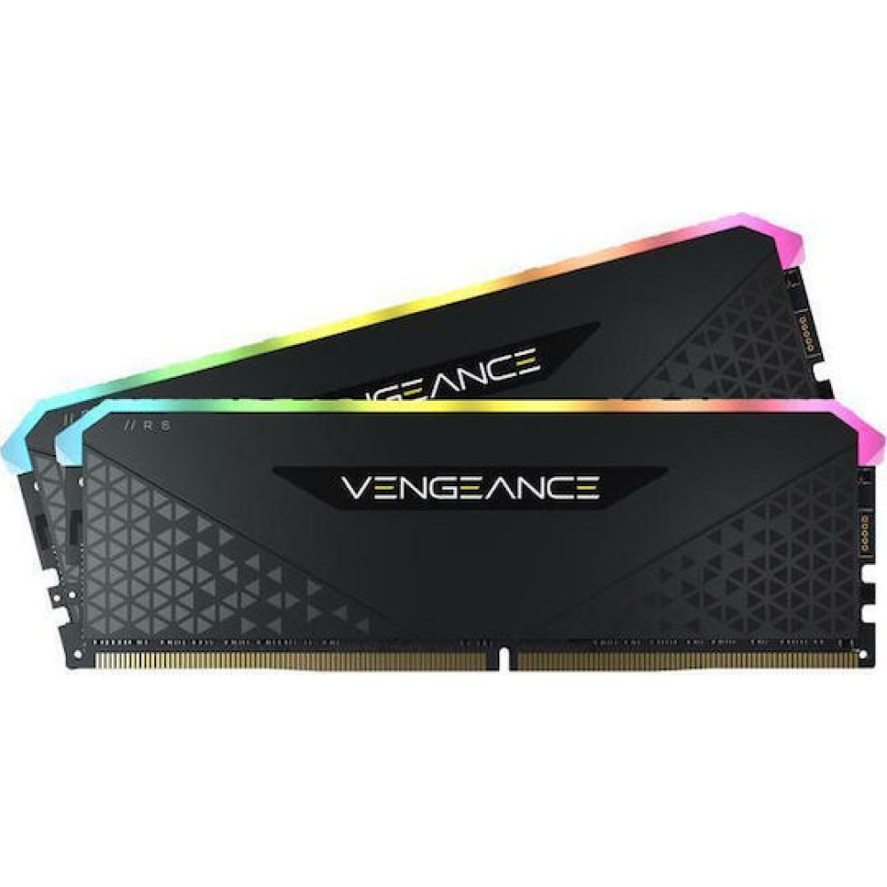 Corsair Vengeance RGB RS DDR4 16GB RAM με 2x8GB Modules και Ταχύτητα 3600 για Desktop