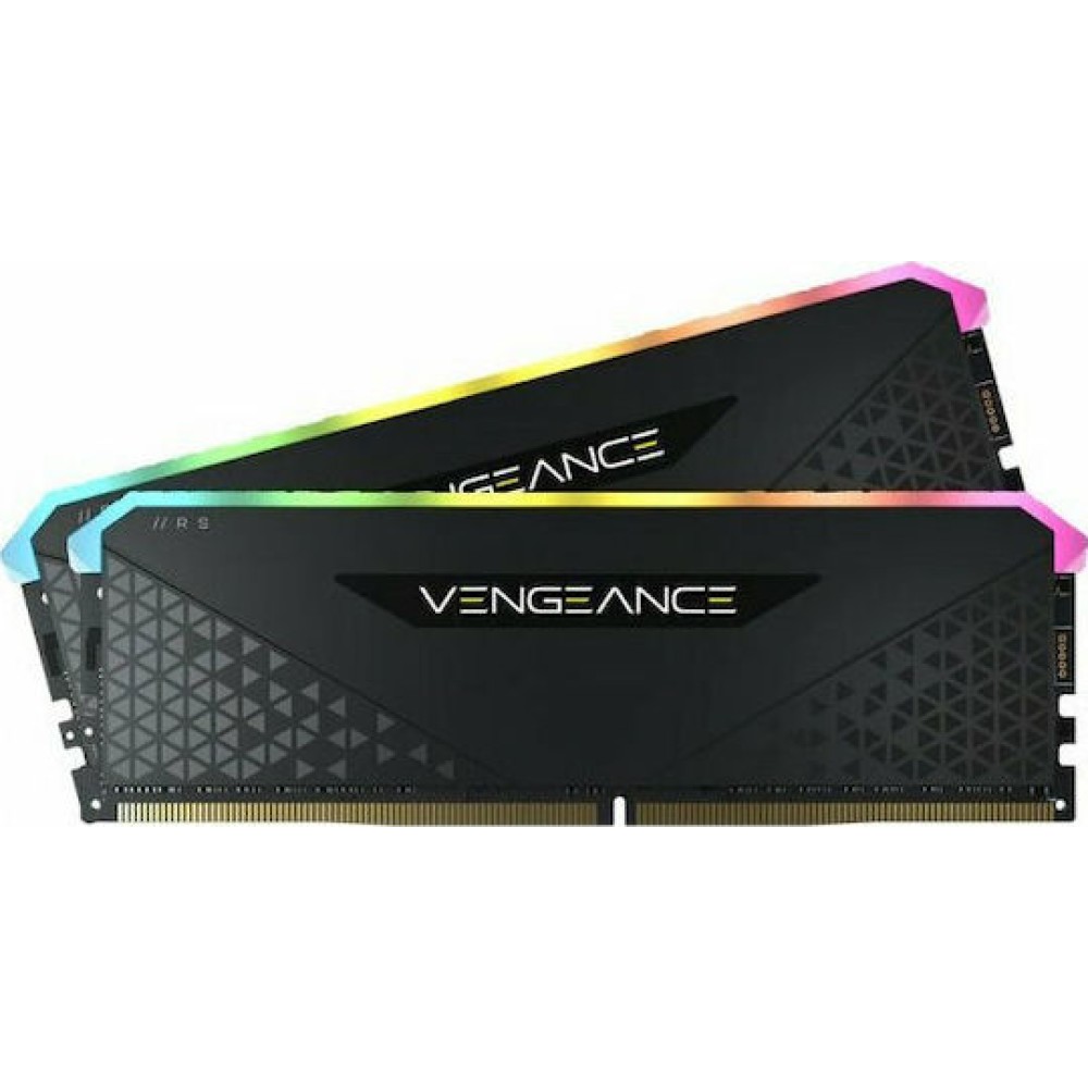 Corsair Vengeance RGB RS DDR4 32GB RAM με 2x16GB Modules και Ταχύτητα 3600 για Desktop