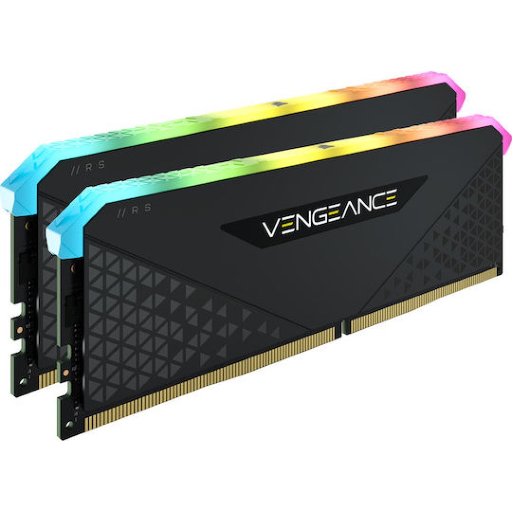 Corsair Vengeance RGB RS DDR4 32GB RAM με 2x16GB Modules και Ταχύτητα 3600 για Desktop