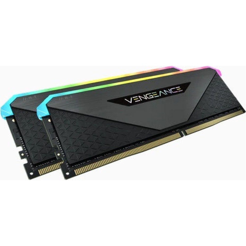 Corsair Vengeance RGB RT DDR4 32GB RAM με 2x16GB Modules και Ταχύτητα 3600 για Desktop