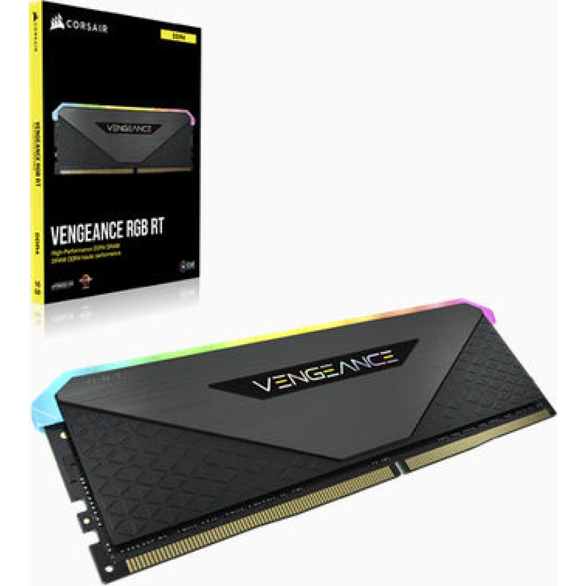 Corsair Vengeance RGB RT DDR4 32GB RAM με 2x16GB Modules και Ταχύτητα 3600 για Desktop