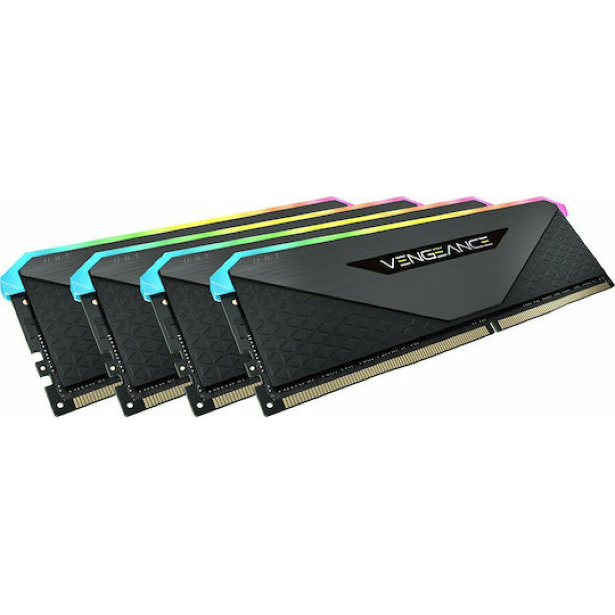 Corsair Vengeance RGB RT DDR4 32GB RAM με 4x8GB Modules και Ταχύτητα 3600 για Desktop