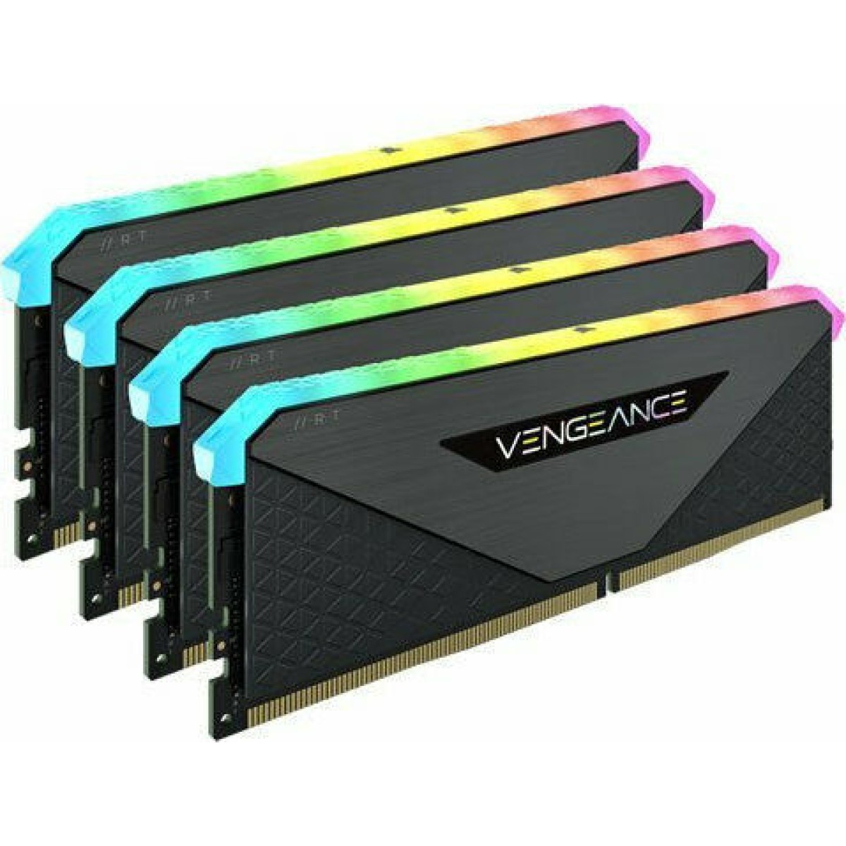 Corsair Vengeance RGB RT DDR4 32GB RAM με 4x8GB Modules και Ταχύτητα 3600 για Desktop