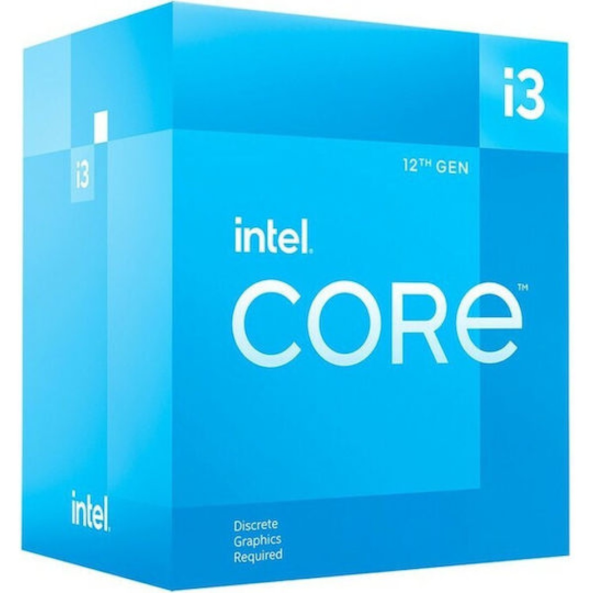 Intel Core i3-12100F 3.3GHz Επεξεργαστής 4 Πυρήνων για Socket 1700 σε Κουτί με Ψύκτρα