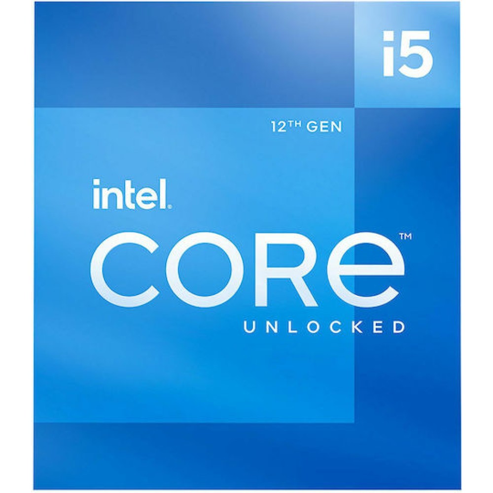 Intel Core i5-12600K 2.8GHz Επεξεργαστής 10 Πυρήνων για Socket 1700 σε Κουτί