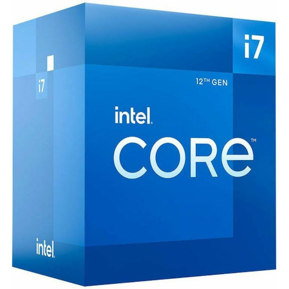 Intel Core i7-12700 2.1GHz Επεξεργαστής 12 Πυρήνων για Socket 1700 σε Κουτί με Ψύκτρα