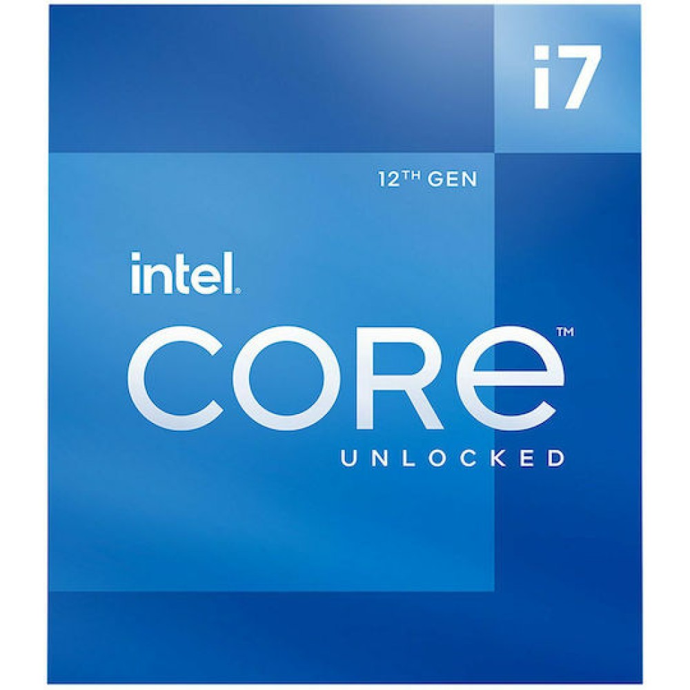 Intel Core i7-12700K 2.7GHz Επεξεργαστής 12 Πυρήνων για Socket 1700 σε Κουτί