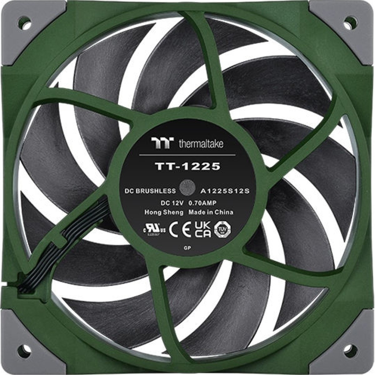 Thermaltake Toughfan 12 Racing Green High Static Pressure Case Fan 120mm με Σύνδεση 4-Pin PWM Πράσινο
