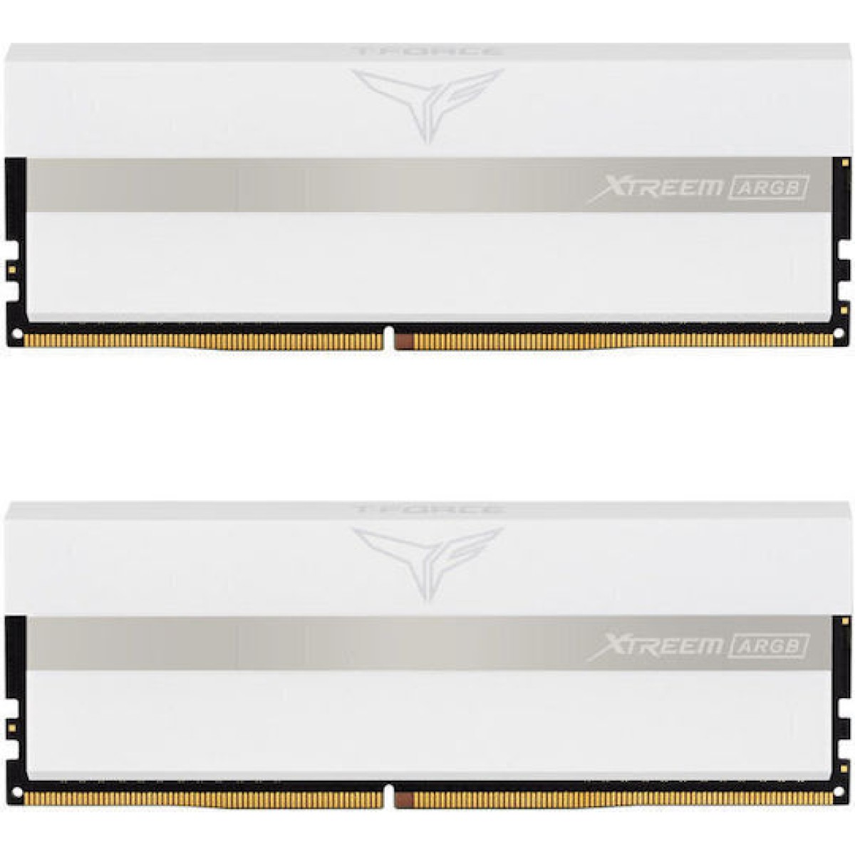 TeamGroup T-Force Xtreem ARGB White DDR4 16GB RAM με 2x8GB Modules και Ταχύτητα 3200 για Desktop