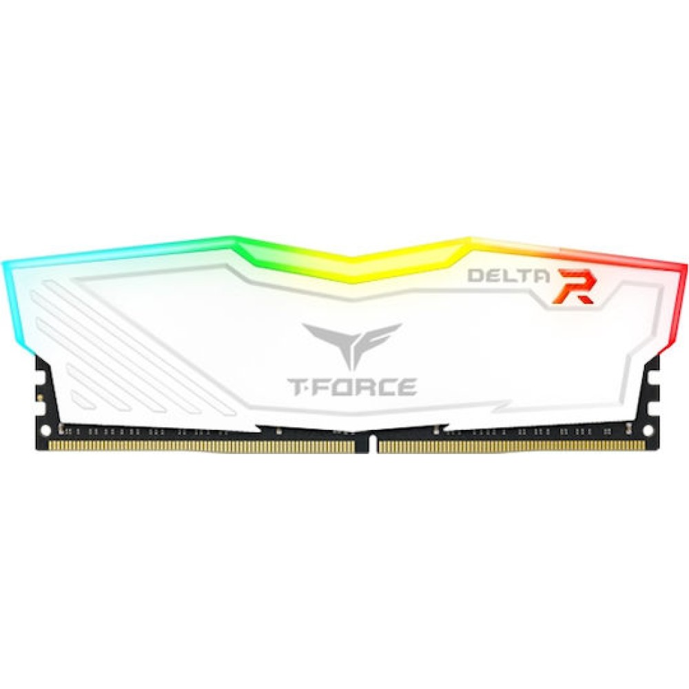 TeamGroup Delta RGB DDR4 16GB RAM με 2x8GB Modules και Ταχύτητα 3200 για Desktop