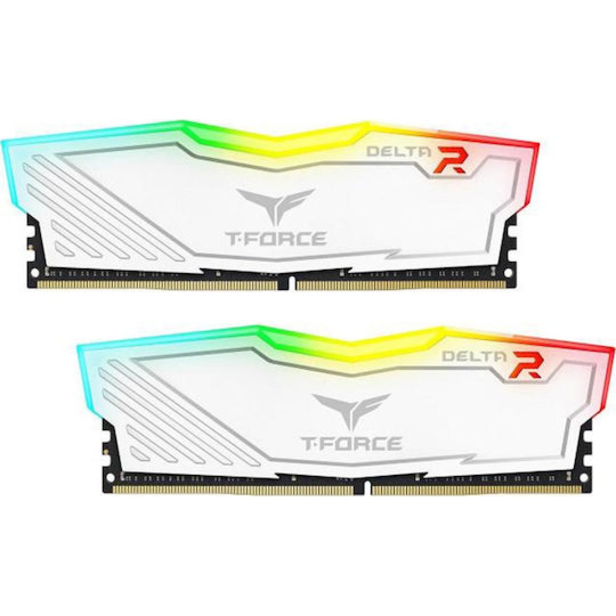 TeamGroup Delta RGB DDR4 16GB RAM με 2x8GB Modules και Ταχύτητα 3200 για Desktop