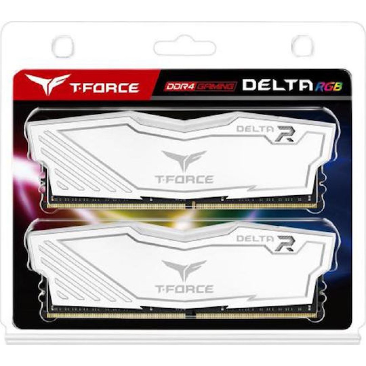 TeamGroup Delta RGB DDR4 16GB RAM με 2x8GB Modules και Ταχύτητα 3200 για Desktop