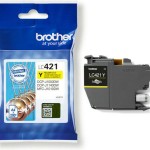 Brother LC421 Γνήσιο Μελάνι Εκτυπωτή InkJet Κίτρινο (LC-421Y)