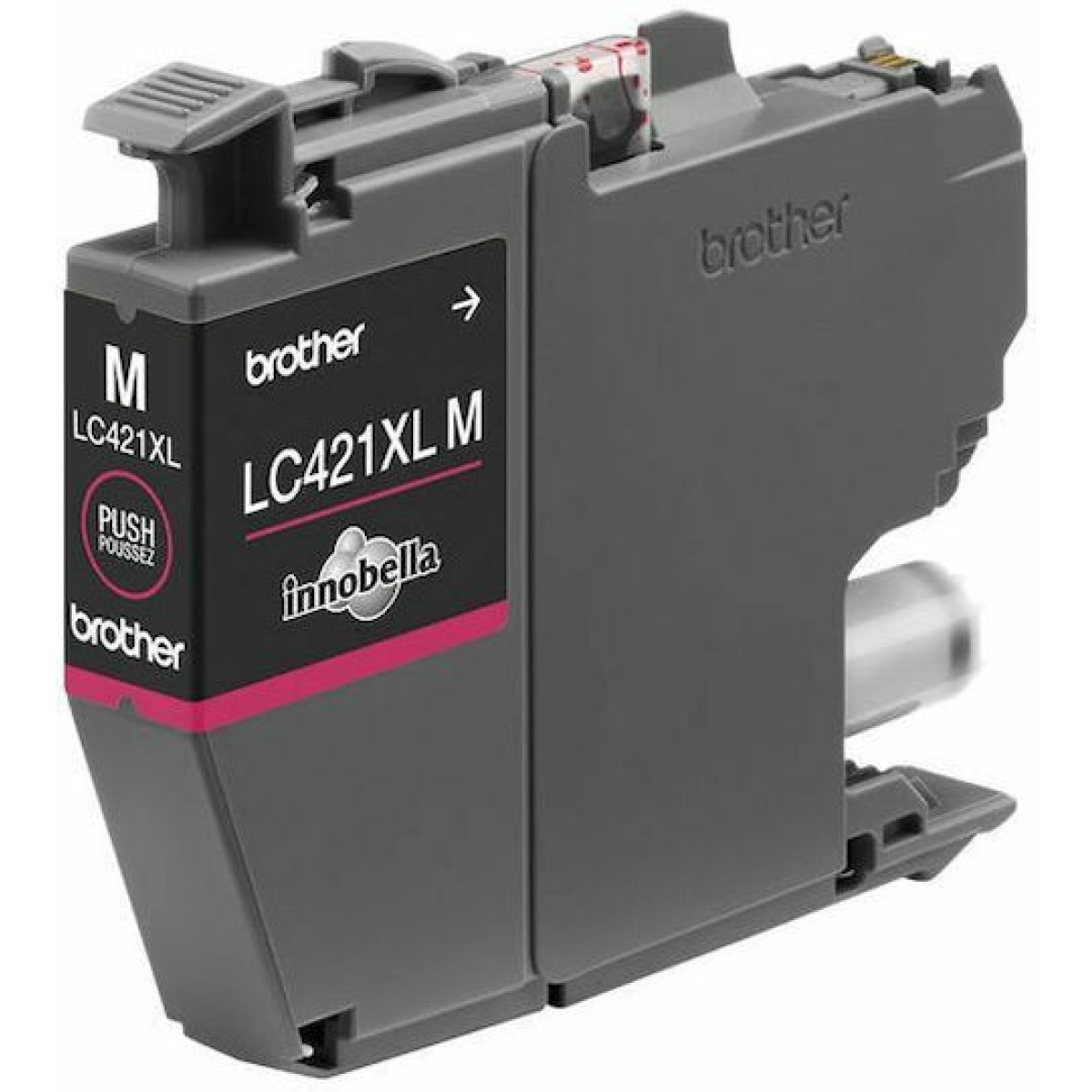 Brother LC421XL Γνήσιο Μελάνι Εκτυπωτή InkJet Ματζέντα (LC-421XLM)