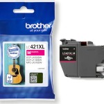 Brother LC421XL Γνήσιο Μελάνι Εκτυπωτή InkJet Ματζέντα (LC-421XLM)