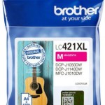 Brother LC421XL Γνήσιο Μελάνι Εκτυπωτή InkJet Ματζέντα (LC-421XLM)