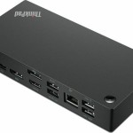 Lenovo ThinkPad Universal 90W USB-C Docking Station με HDMI/DisplayPort 4K PD Ethernet και συνδεση 3 Οθονών Μαύρο