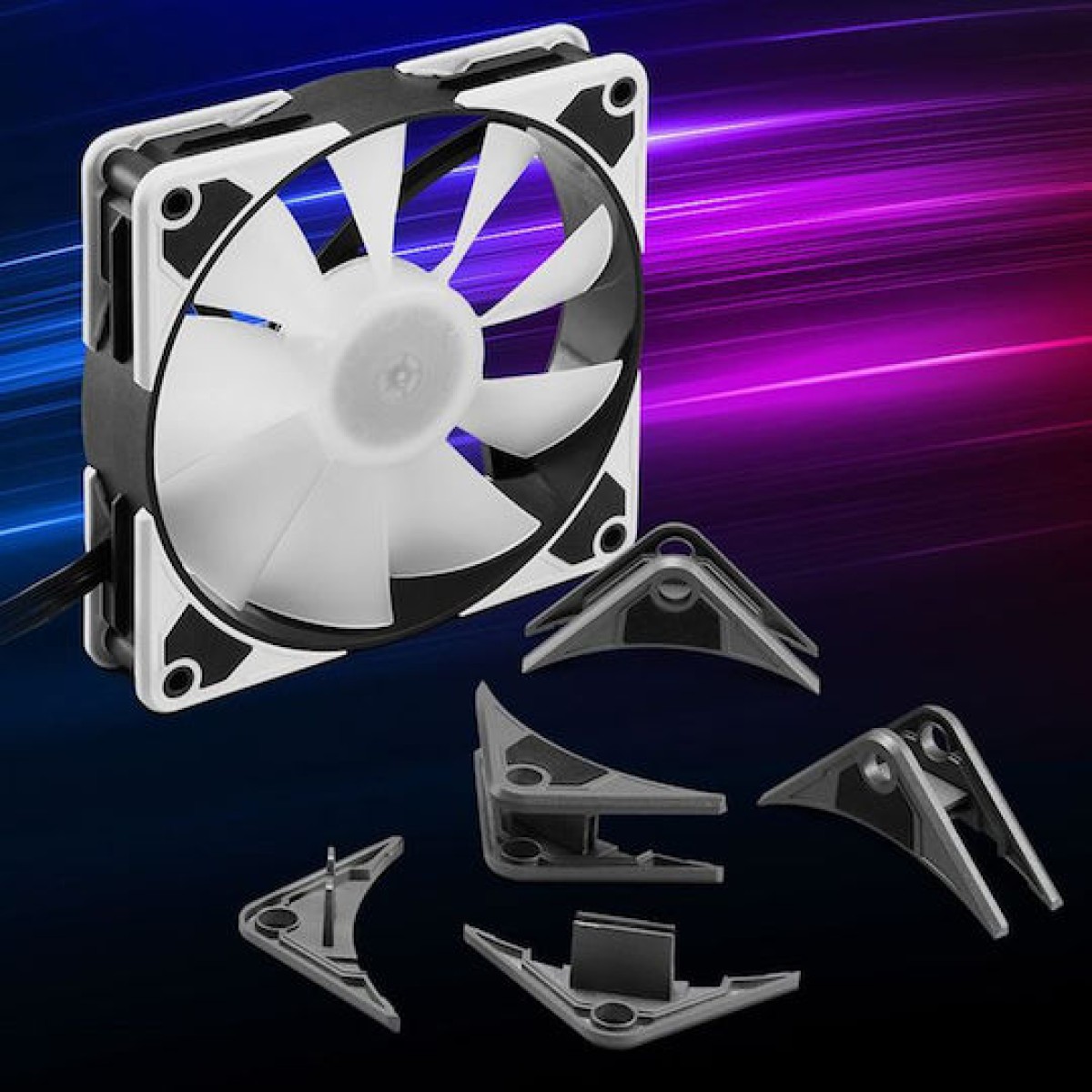 Sharkoon SilentStorm Case Fan 120mm με RGB Φωτισμό και Σύνδεση 4-Pin PWM