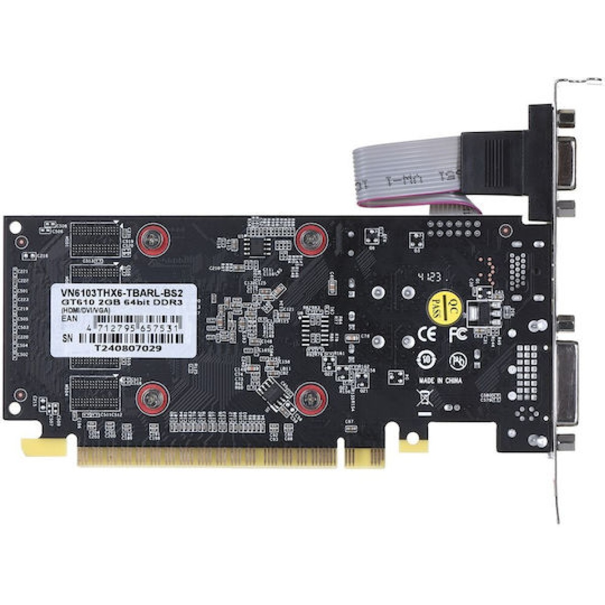 Biostar GeForce GT 610 2GB GDDR3 Κάρτα Γραφικών