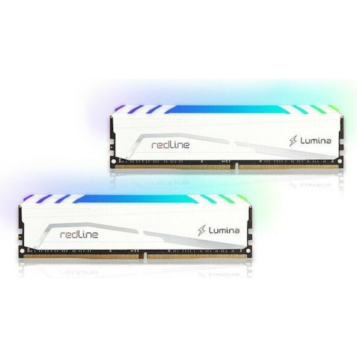 Mushkin Redline Lumina White DDR4 16GB RAM με 2x8GB Modules και Ταχύτητα 3200 για Desktop