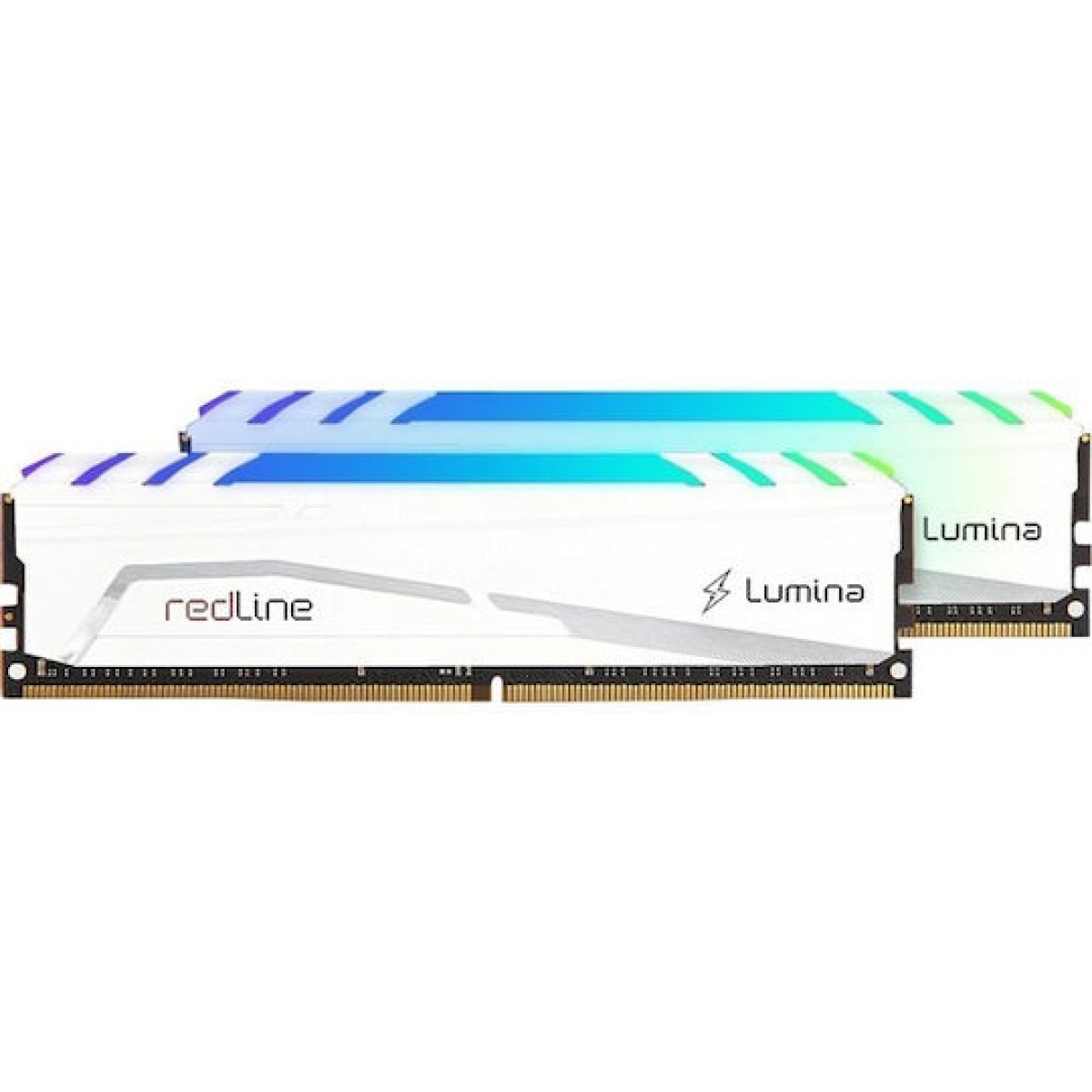 Mushkin Redline Lumina White DDR4 16GB RAM με 2x8GB Modules και Ταχύτητα 3200 για Desktop