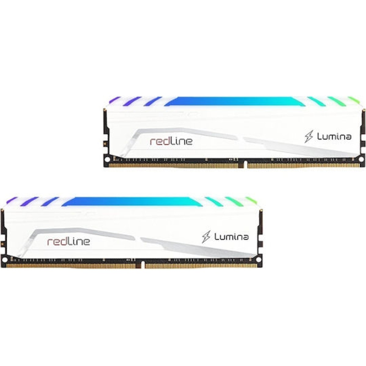 Mushkin Redline Lumina White DDR4 32GB RAM με 2x16GB Modules και Ταχύτητα 3600 για Desktop