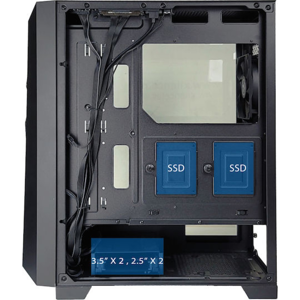 Xilence X712.RGB Gaming Midi Tower Κουτί Υπολογιστή με Πλαϊνό Παράθυρο Μαύρο