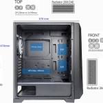 Xilence X712.RGB Gaming Midi Tower Κουτί Υπολογιστή με Πλαϊνό Παράθυρο Μαύρο