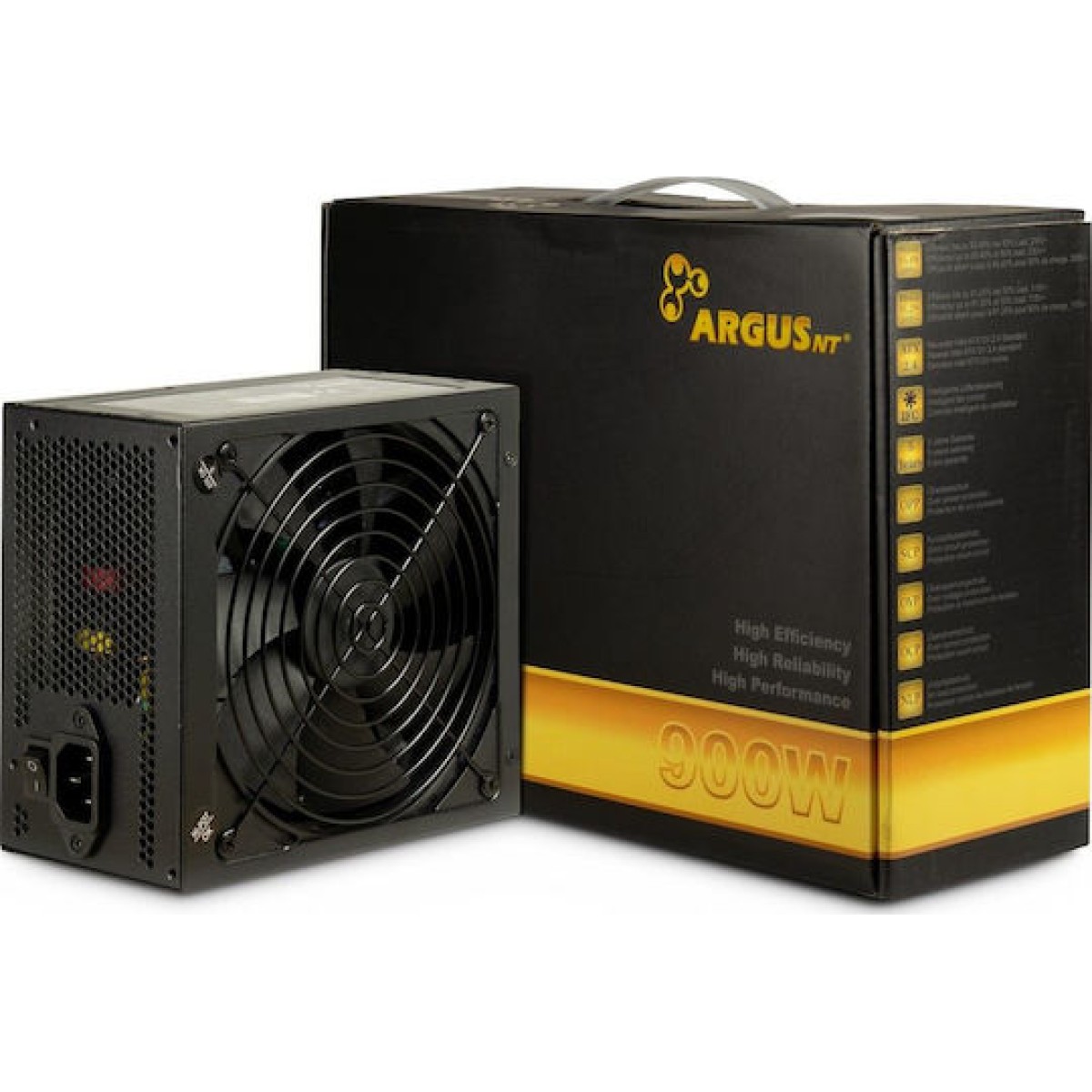 Inter-Tech GPS-900 900W Μαύρο Τροφοδοτικό Υπολογιστή Full Wired 80 Plus Gold