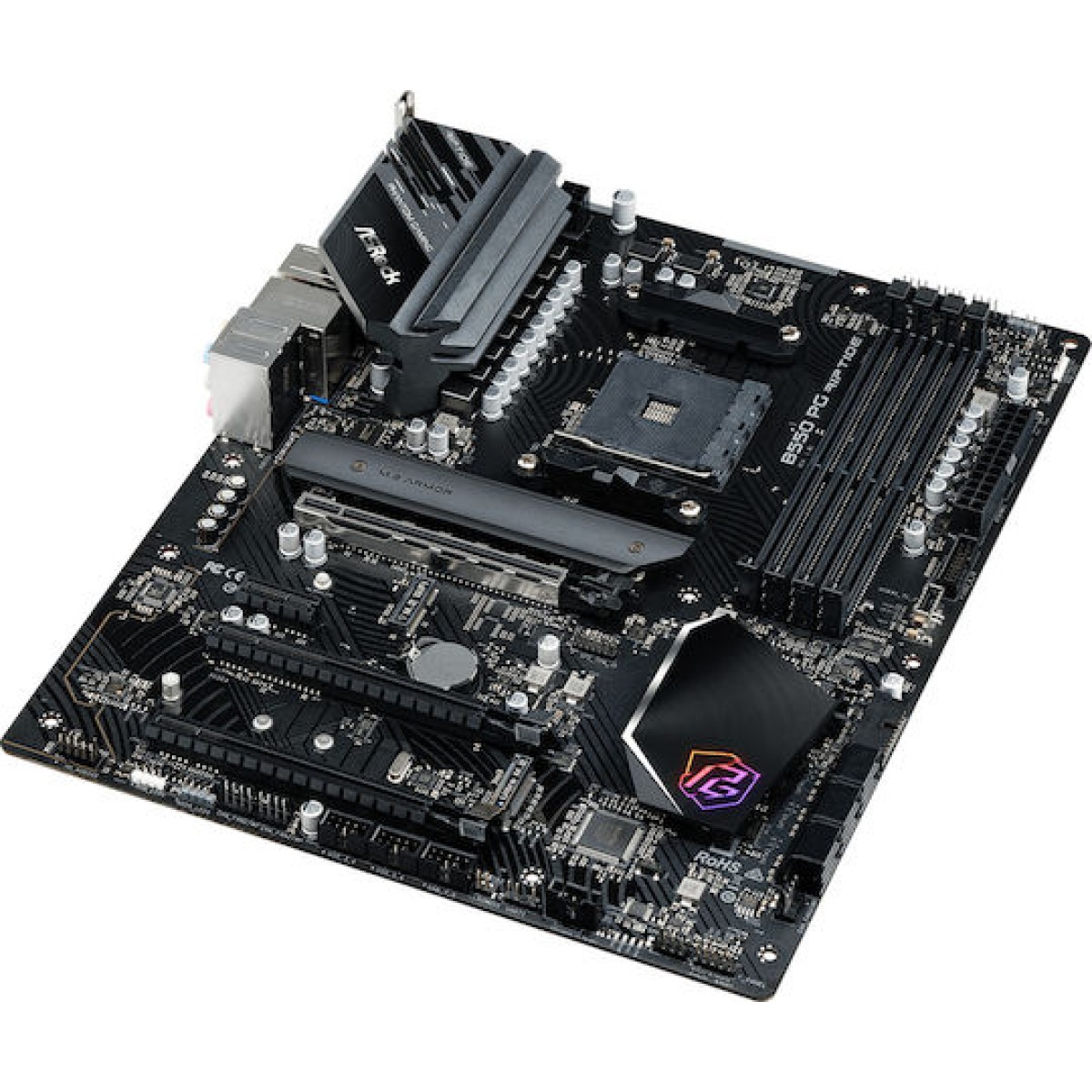 ASRock B550 Phantom Gaming Riptide Motherboard ATX με AMD AM4 Socket