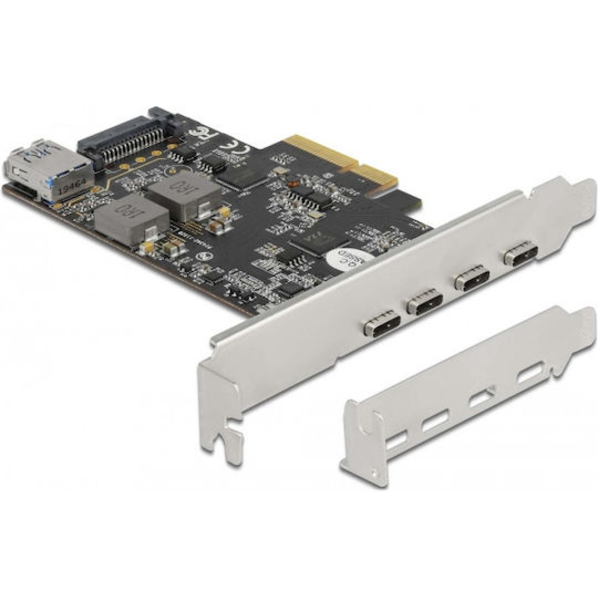 DeLock Κάρτα PCIe σε 4 θύρες Type-C