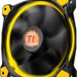 Thermaltake Riing 14 LED Yellow Case Fan 140mm με Κίτρινο Φωτισμό και Σύνδεση 3-Pin