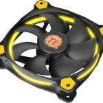 Thermaltake Riing 14 LED Yellow Case Fan 140mm με Κίτρινο Φωτισμό και Σύνδεση 3-Pin