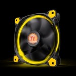 Thermaltake Riing 14 LED Yellow Case Fan 140mm με Κίτρινο Φωτισμό και Σύνδεση 3-Pin