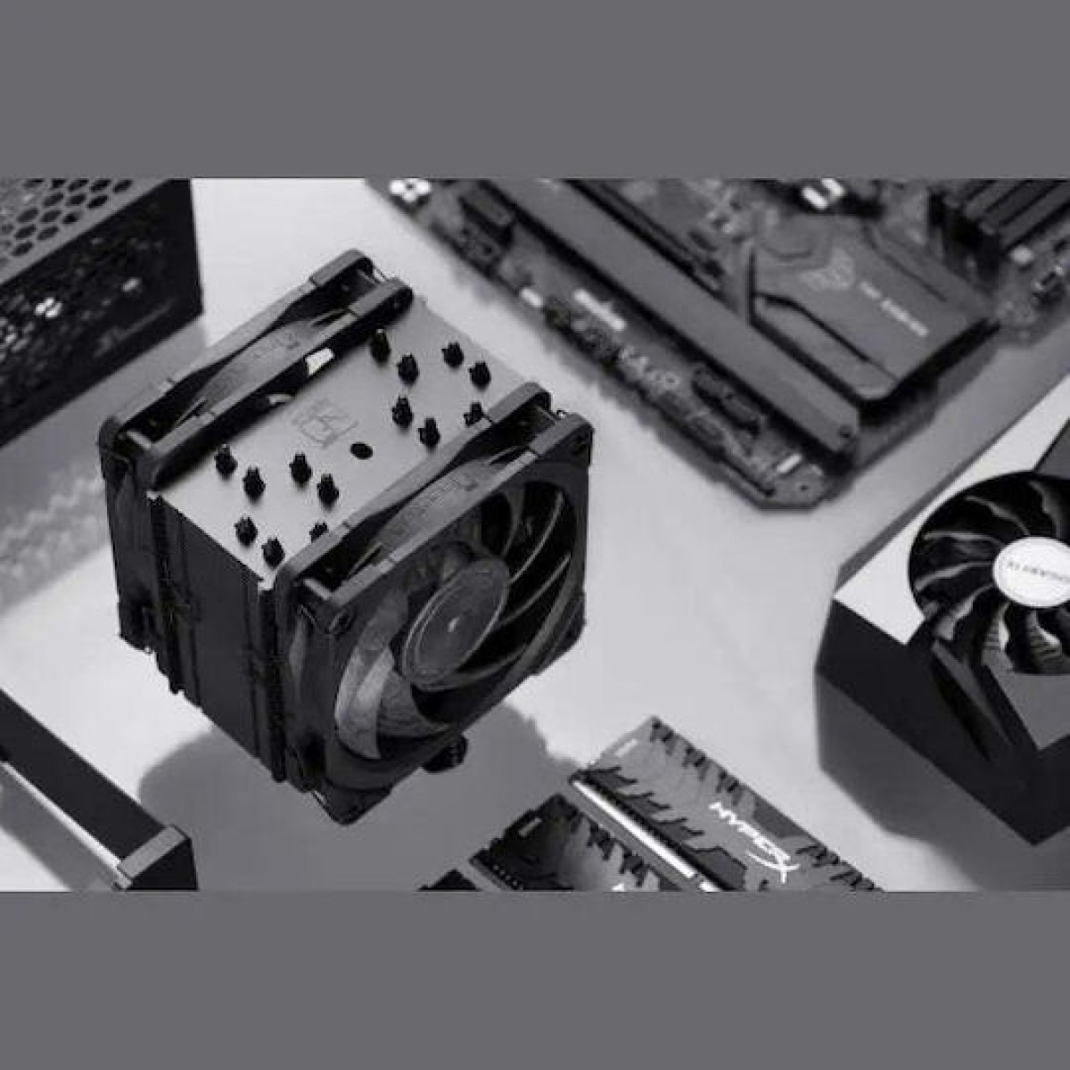 Noctua NH-U12A chromax.black Ψύκτρα Επεξεργαστή Διπλού Ανεμιστήρα για Socket AM4/AM5/1200/115x/1700