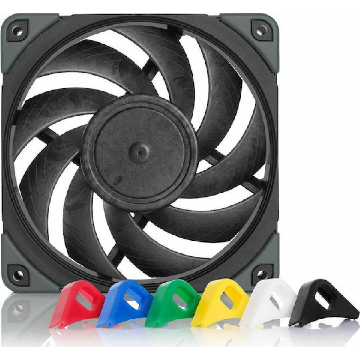 Noctua NF-A12x25 PWM chromax.black.swap Case Fan 120mm με Σύνδεση 4-Pin