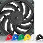 Noctua NF-A12x25 PWM chromax.black.swap Case Fan 120mm με Σύνδεση 4-Pin