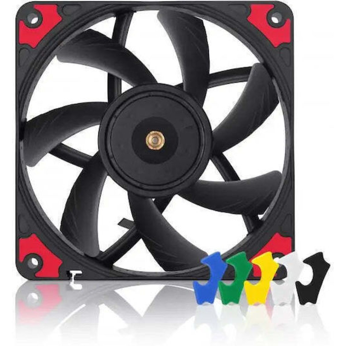 Noctua NF-A12x25 PWM chromax.black.swap Case Fan 120mm με Σύνδεση 4-Pin